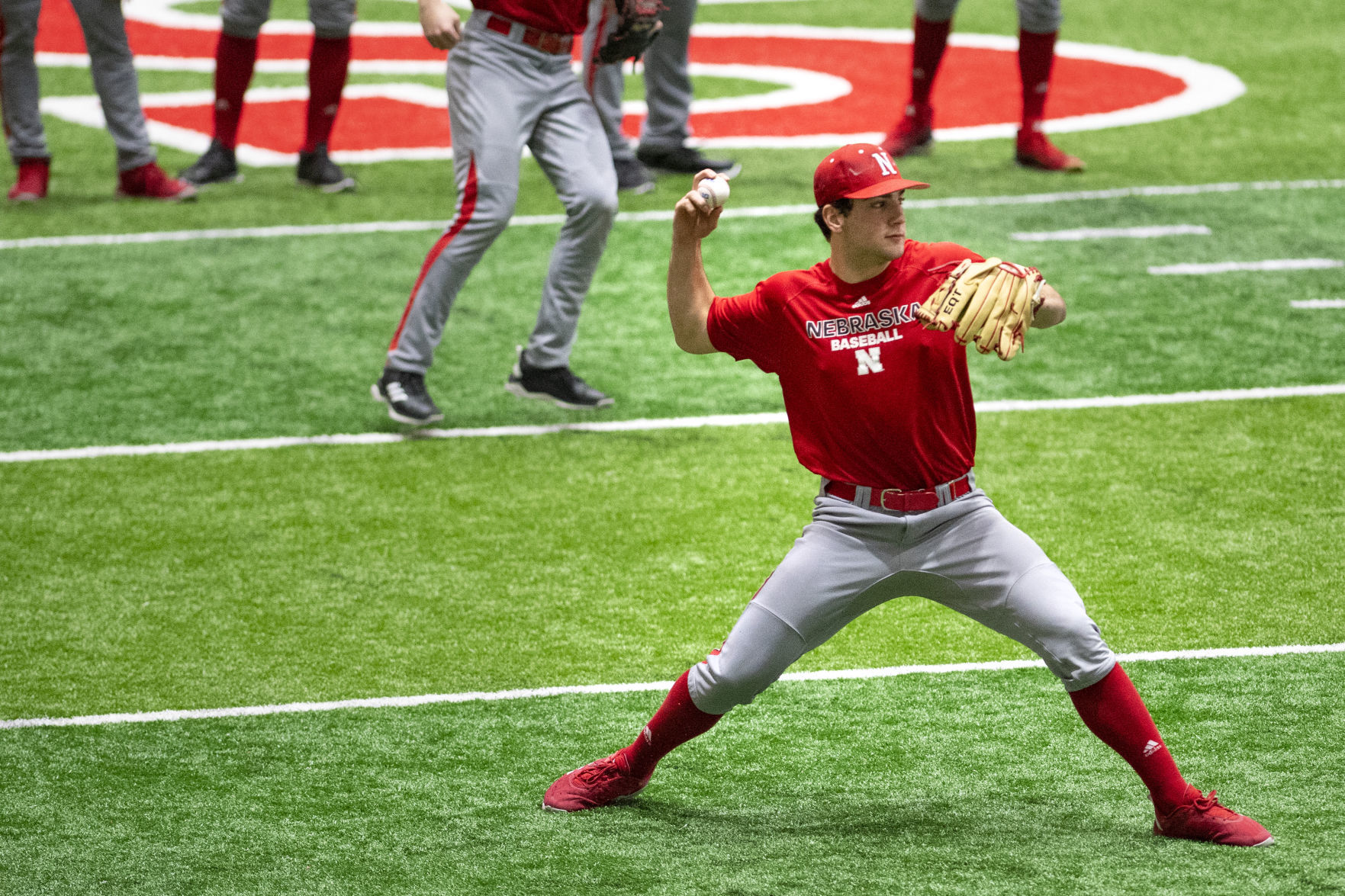 NU baseball practice,1.25